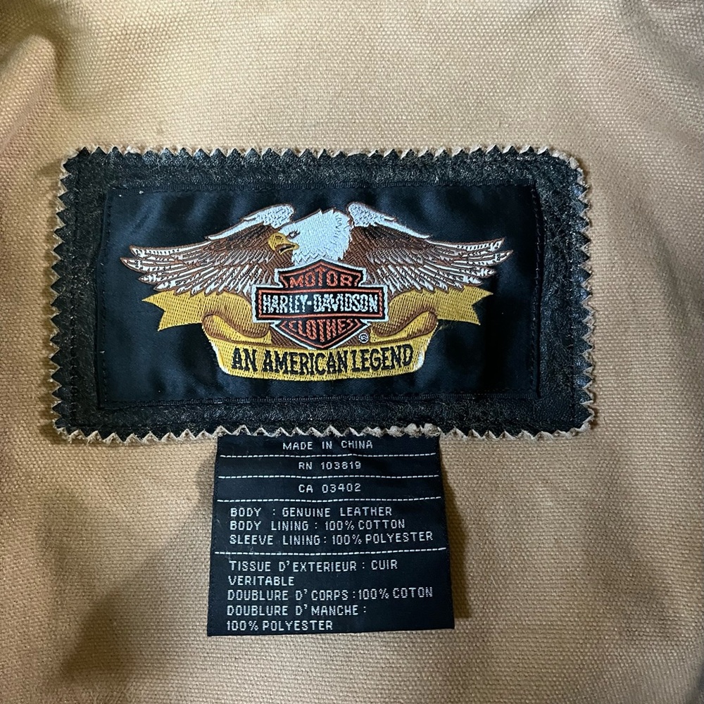 Vintage Harley-Davidson Black Riding Jacket - Picture 4 of 10